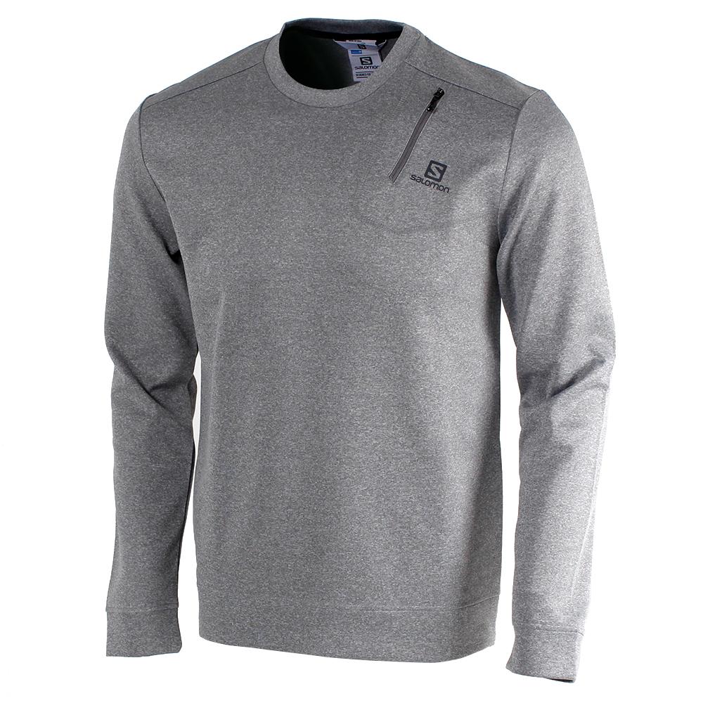 SALOMON ECHO M Philippines - Men's Pullover - Medium Grey | 372801-TGH